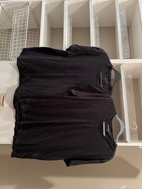 John Varvatos Black Short Sleeve Crew Neck Tee